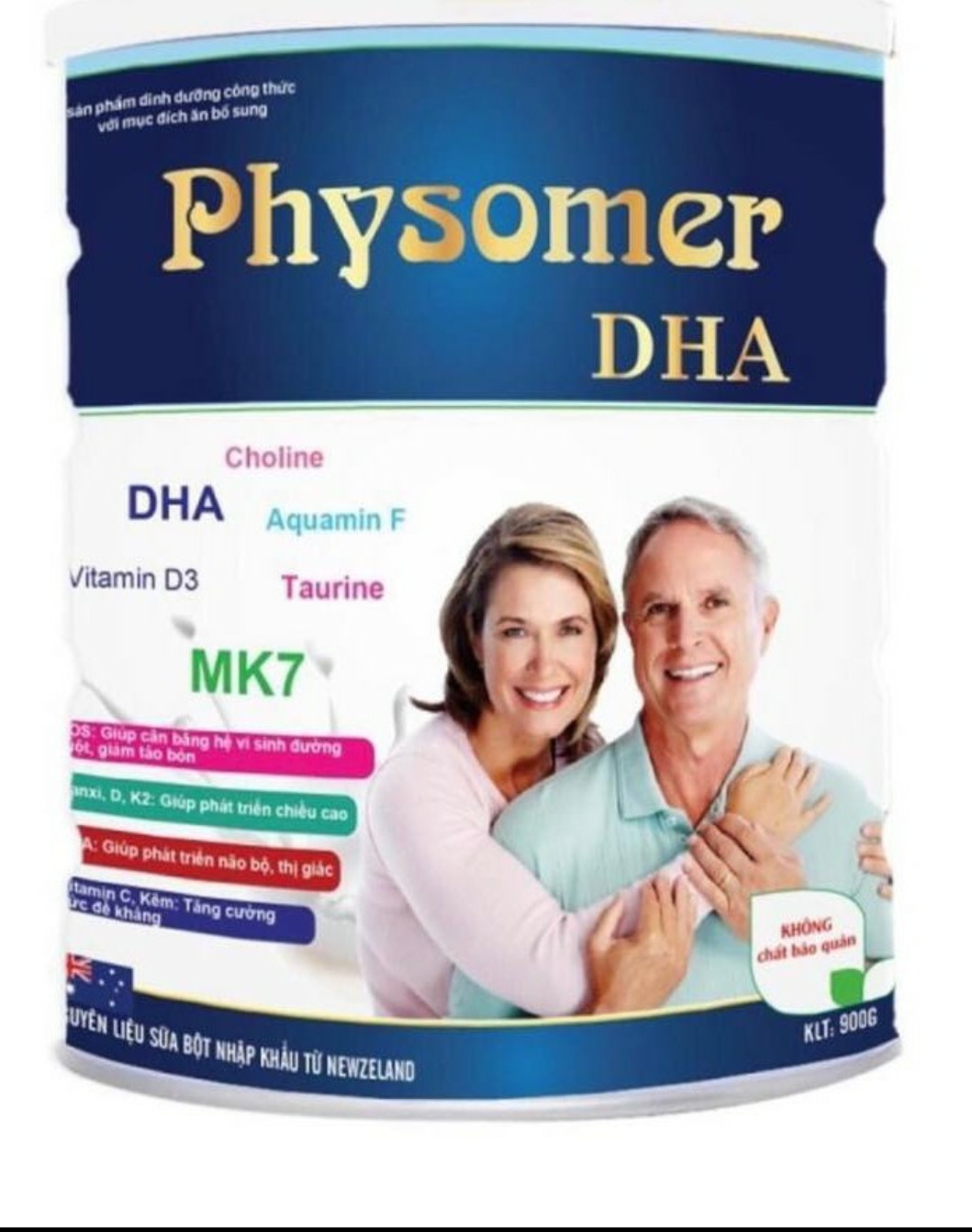 sữa Physomer DHA [900gr/lon] (hàng chính hãng). HSD 2027