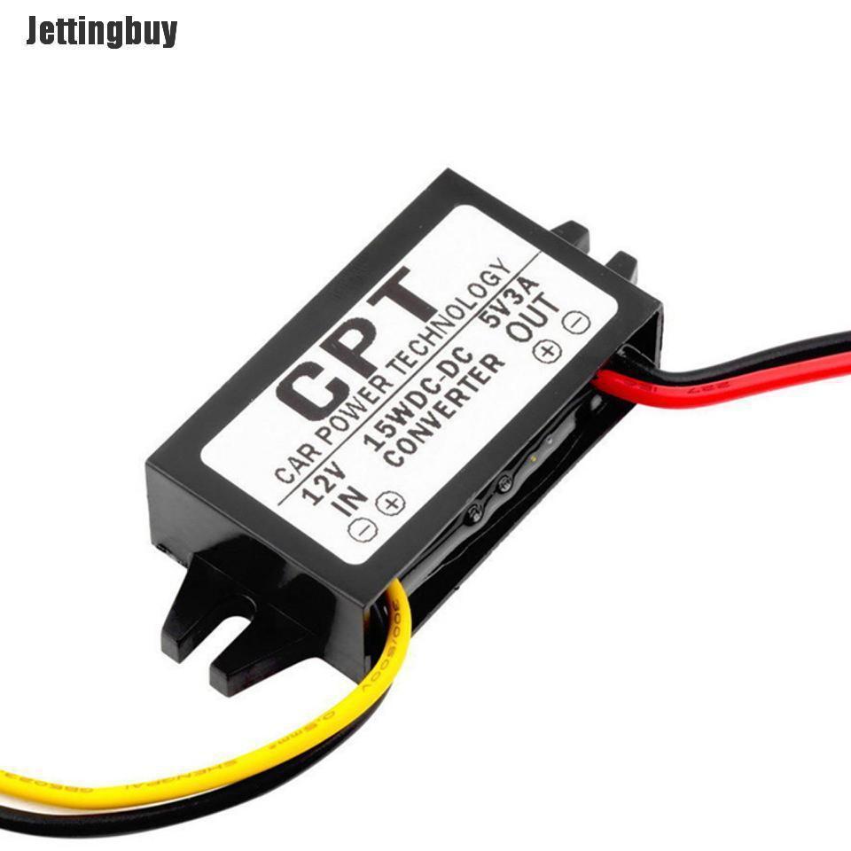 Jettingbuy CPT-UL-1 DC/DC Converter Regulator 12V To 5V 3A 15W Car Led Display Power KI