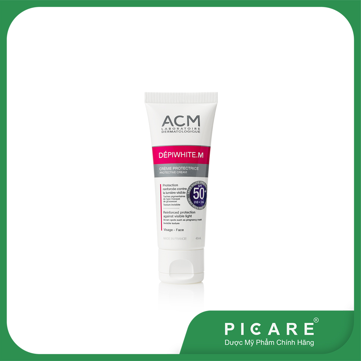 ACM Kem Chống Nắng Giảm Nám & Sạm Da Depiwhite M Protective SPF50+ 40ml