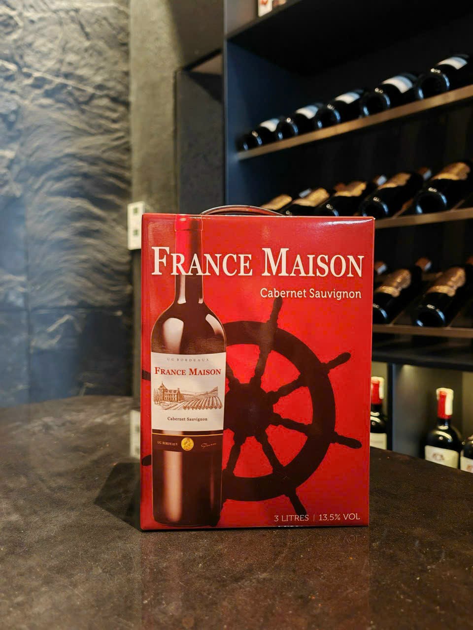 Vang bịch Pháp France Maison 3 lít nhập khẩu