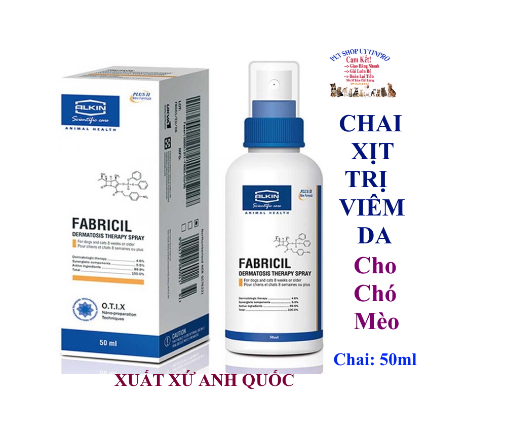 [10% refund] alkinlab fabircs pet dog cat acne clearing spray bottle 50ml UK itch removing bottle-pet shop uytinpro
