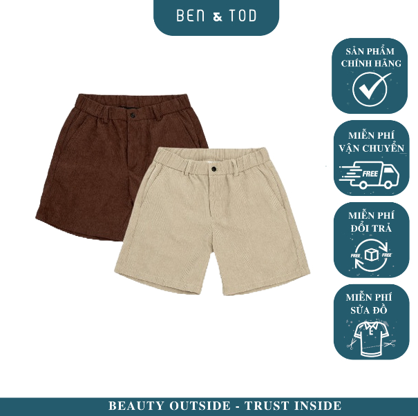 Quần short thun nam Ben & Tod co giãn thoải mái SL2218BB015