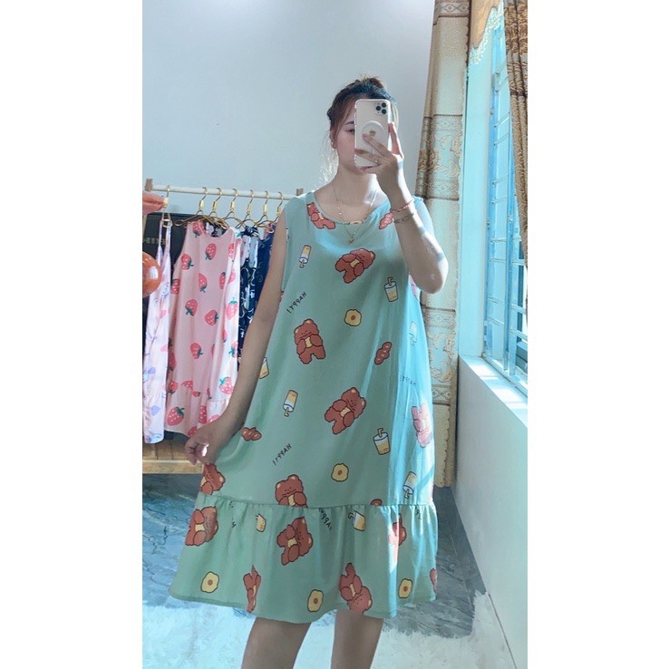 Váy Lanh Bầu Xát Nách Đuôi Cá