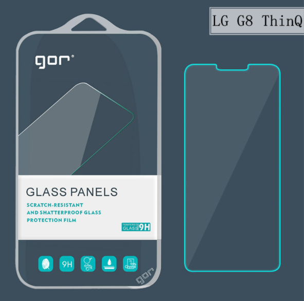 Bộ 2 kính cường lực LG G8 Thin Q chính hãng Gor ( 2 kính)