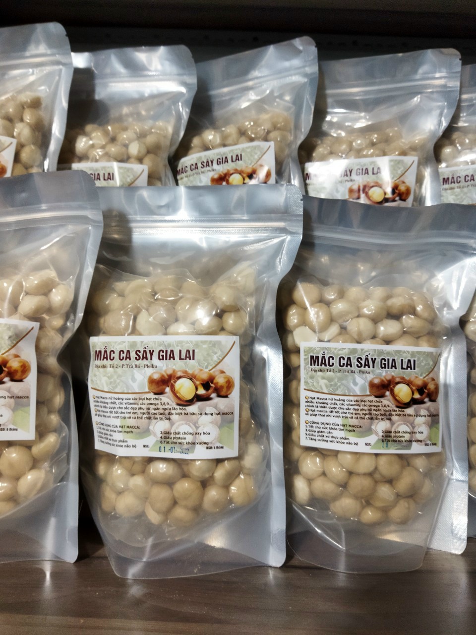 Nhân macca sấy đã bóc vỏ hạt to ngon