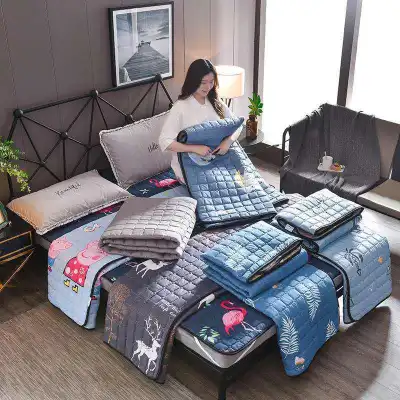 Summer bed cushion bed pad can be washed anti-skid protection mat thin plate tatami student dormitory single double