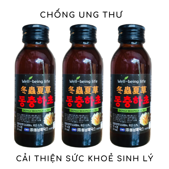 [HCM] 10 chai nước đông trùng hạ thảo Hàn Quốc (100ml)