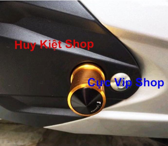 (ĐEN) Chụp Giò Đạp Xe Máy Nhôm MS2261