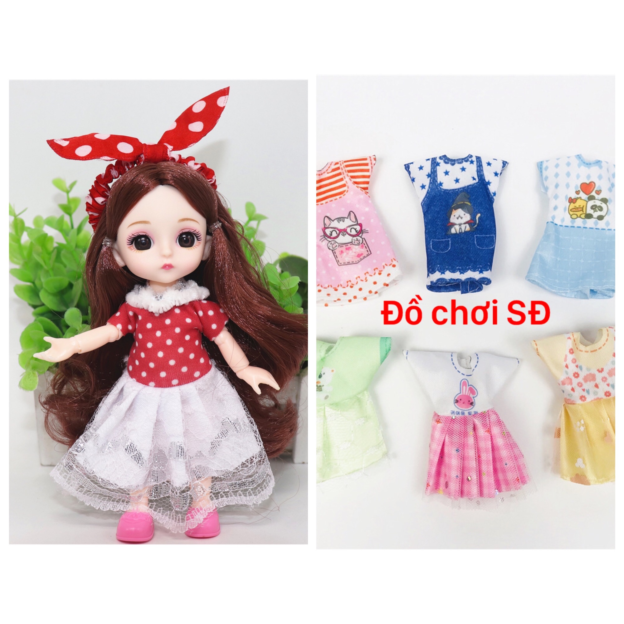 Búp bê và 3 áo lẽ ngẫu nhiên