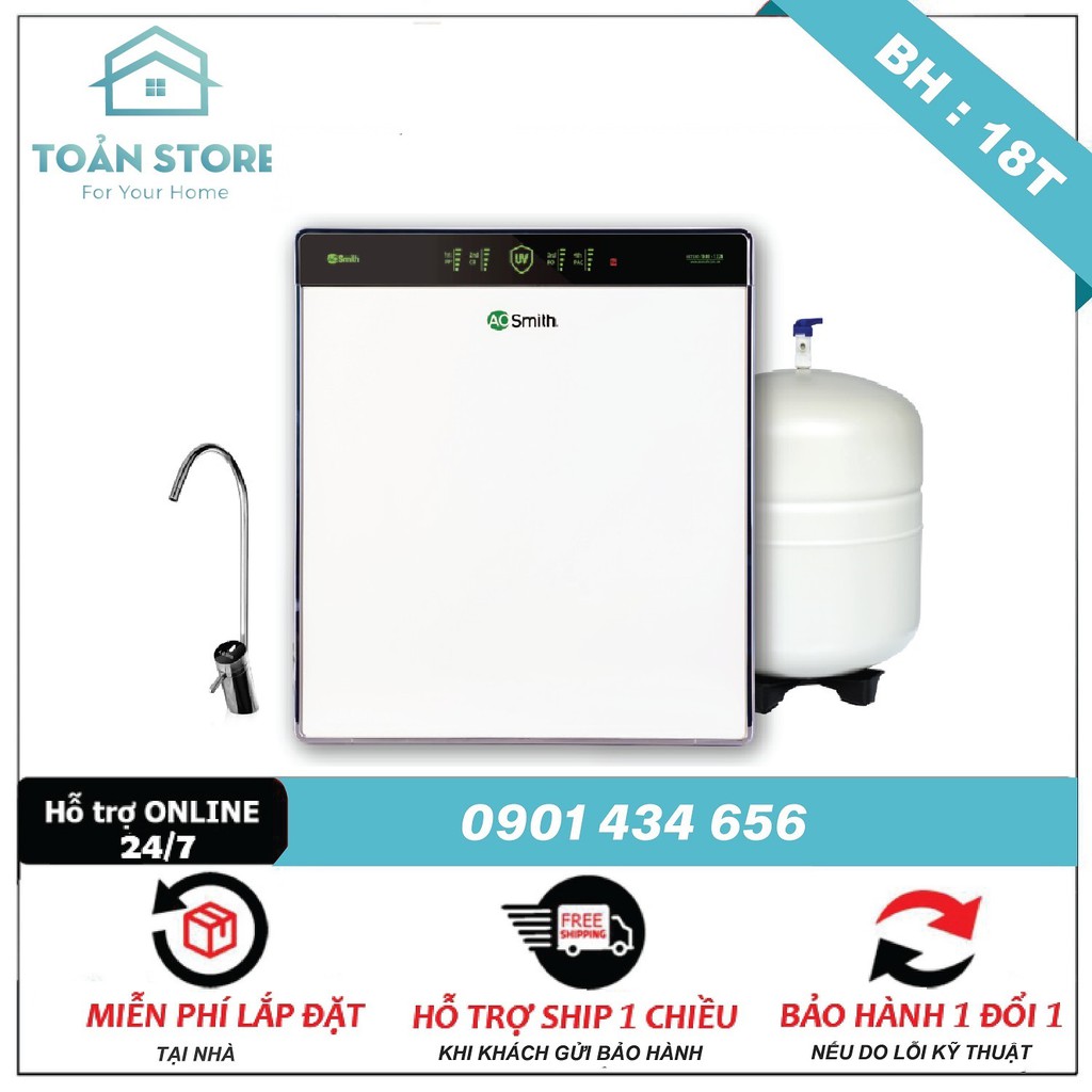 [Trả góp 0%]Máy Lọc Nước A. O. Smith UV AR75-U2 (Tích Hợp Đèn UV Diệt Khuẩn)