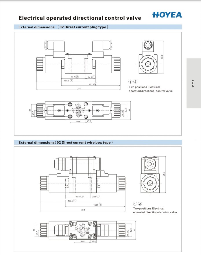 van thủy lực FW 02 2B2 D24 Z5L 50