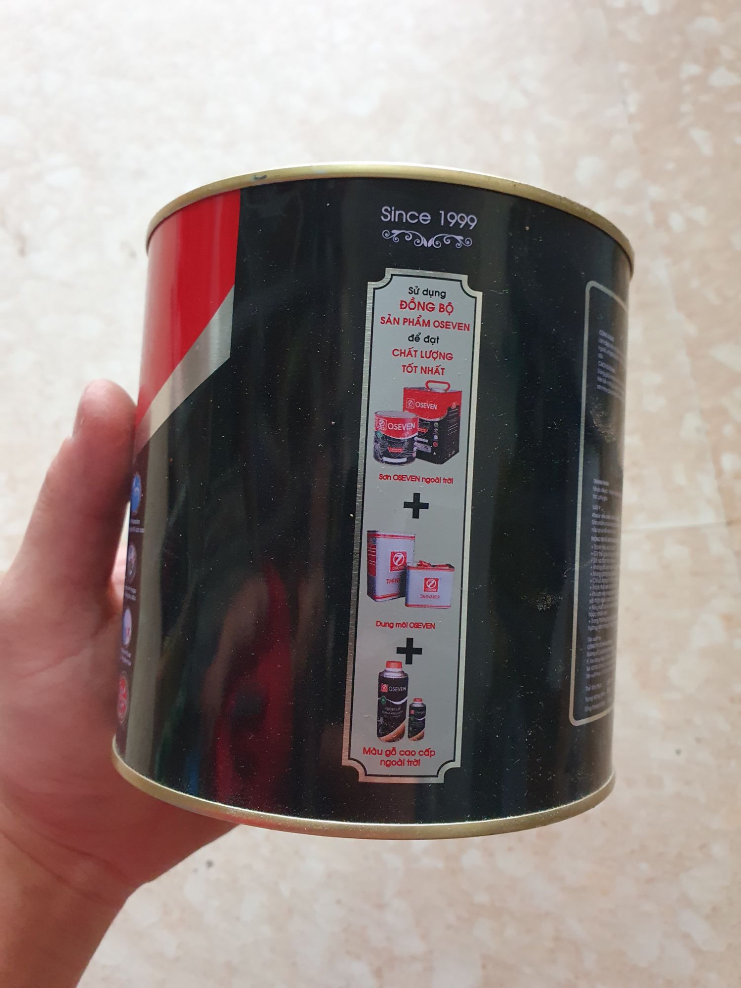 Sơn bóng PU ngoài trời 7777 O7 hộp 1kg
