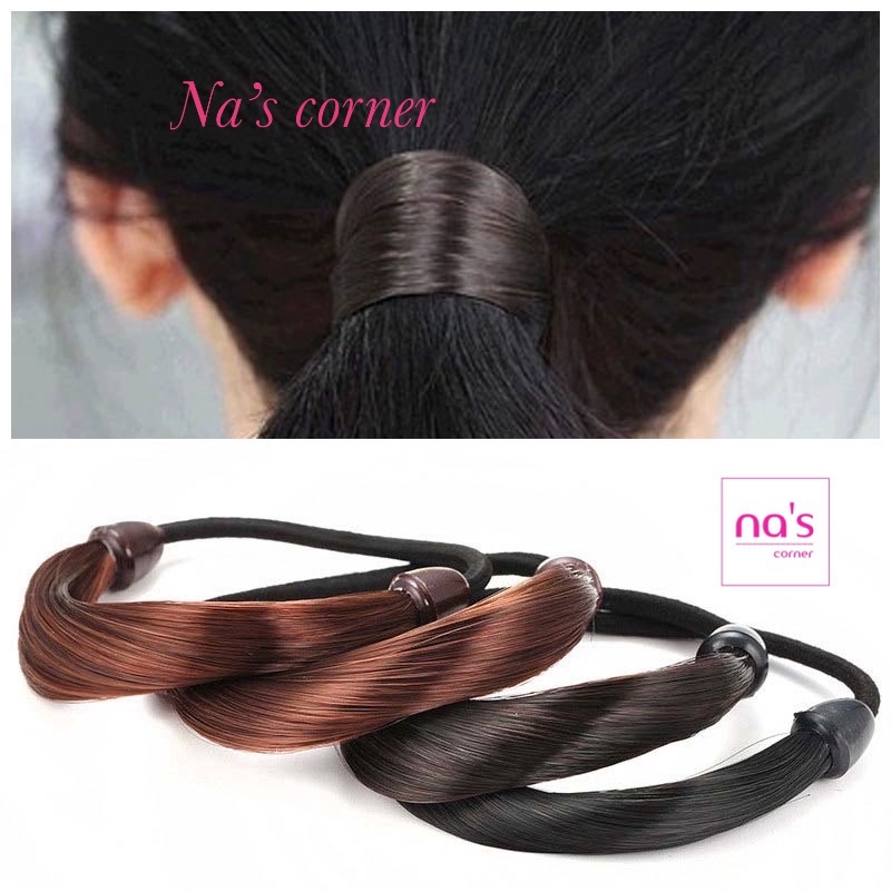 Dây cột tóc giả phong cách Hàn Quốc dành cho nữ