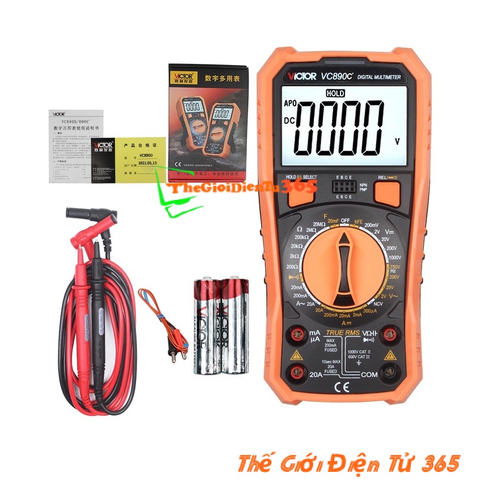 ĐỒNG HỒ VẠN NĂNG VICTOR VC890C+ (CHÍNH HÃNG)
