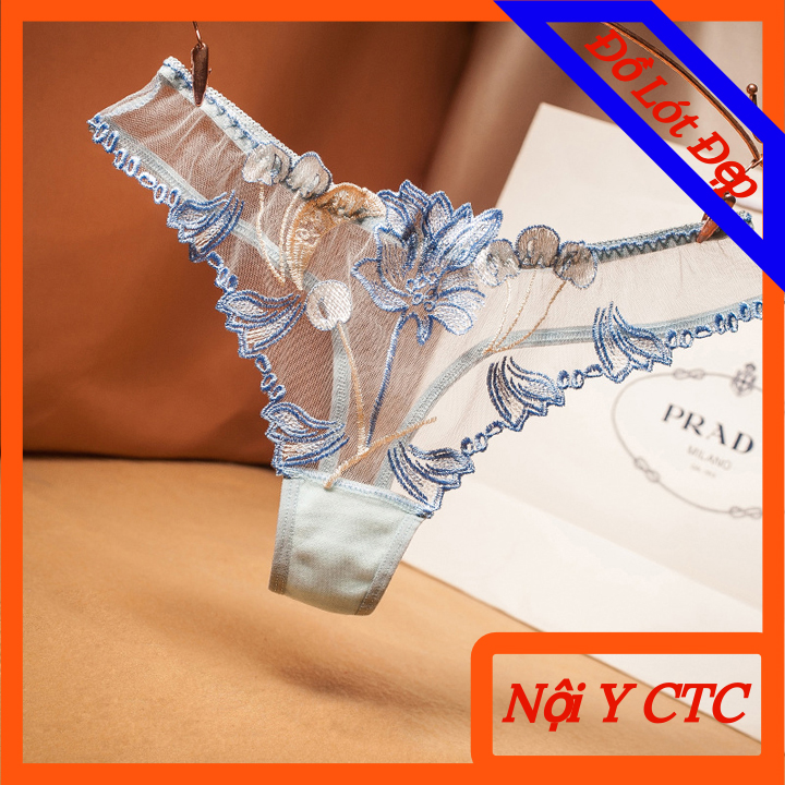 [HCM]Quần lót nữ lưới thêu gợi cảm - Quần lót nữ sexy AQ103 (CTC SHOP)
