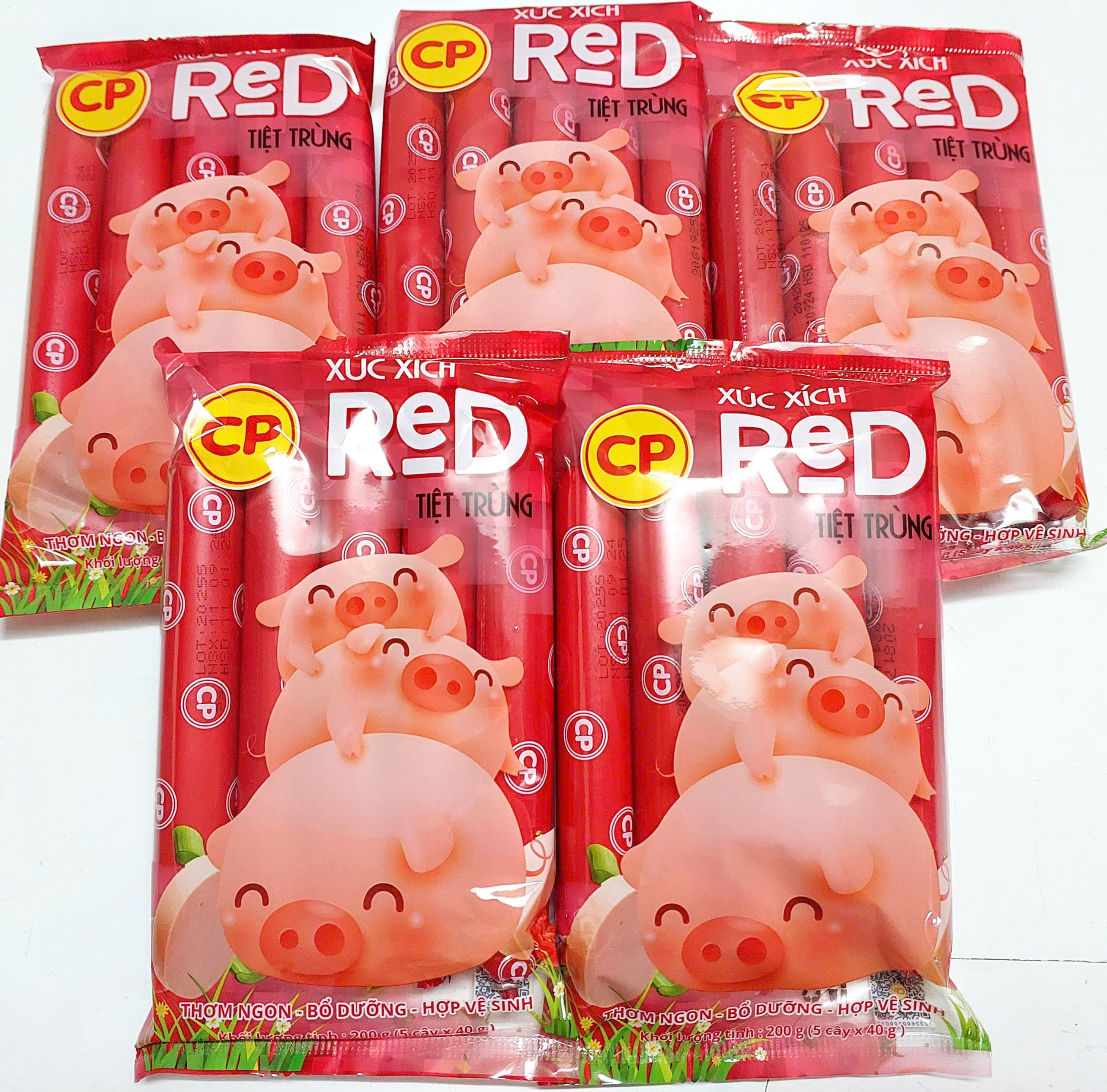 Xúc xích tiệt trùng CP gói 200g_Monhi_Food