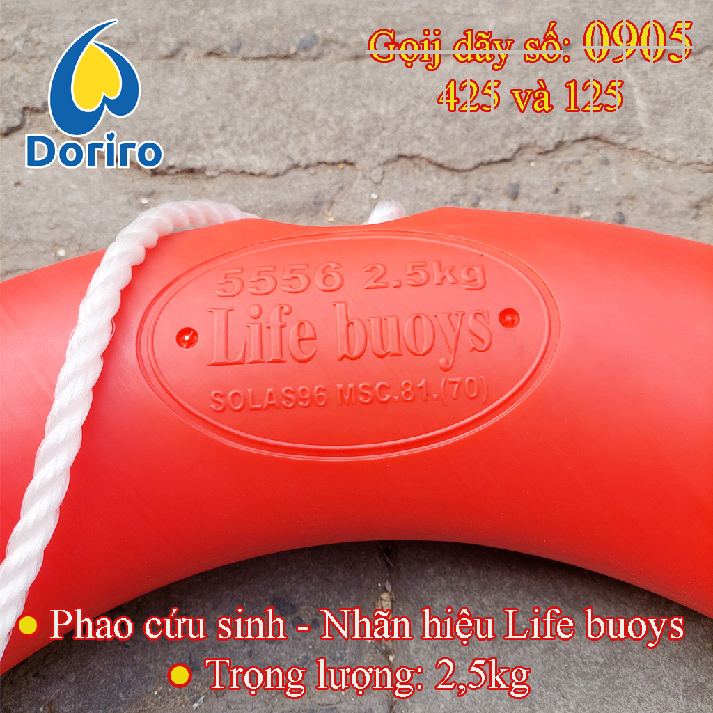 Phao nhựa cứu sinh; Phao xốp cứu sinh