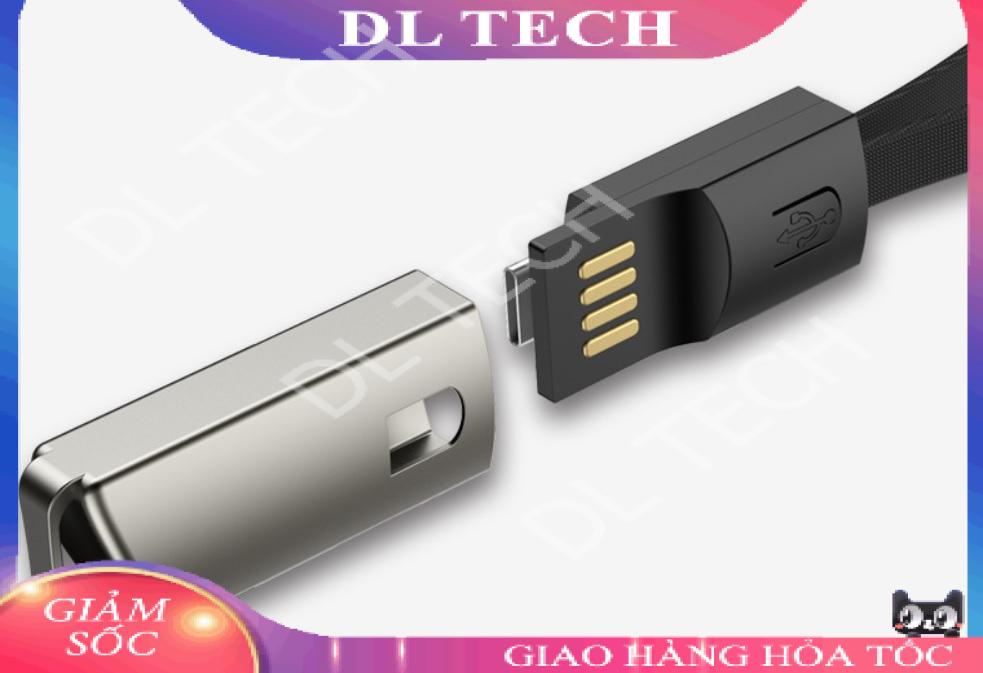 Cáp sạc iPhone Lightning – Type C – Micro USB loại ngắn 20 cm mẫu 2 DL TECH