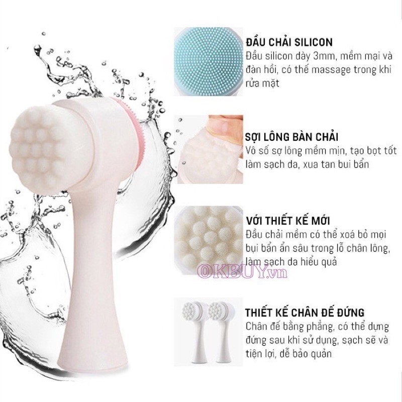 CỌ RỬA MẶT 2 ĐẦU THẦN TH&Aacute;NH