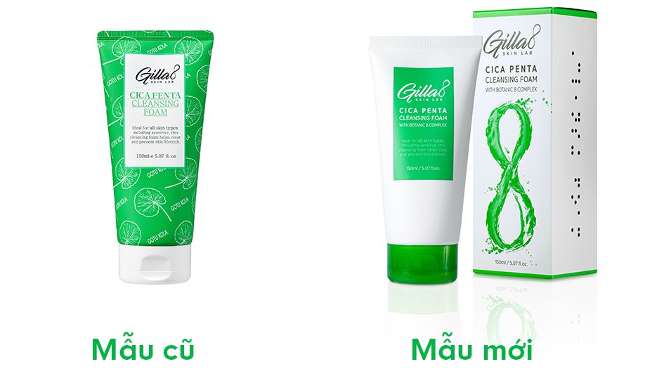 Sữa Rửa Mặt Gilla8 Cica Penta Cleansing Foam 150ml