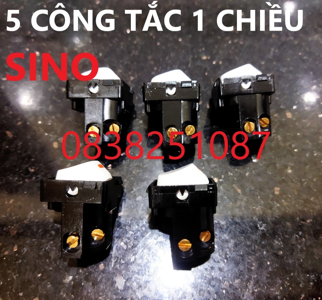 Combo 10 hạt công tắc 1 chiều SINO