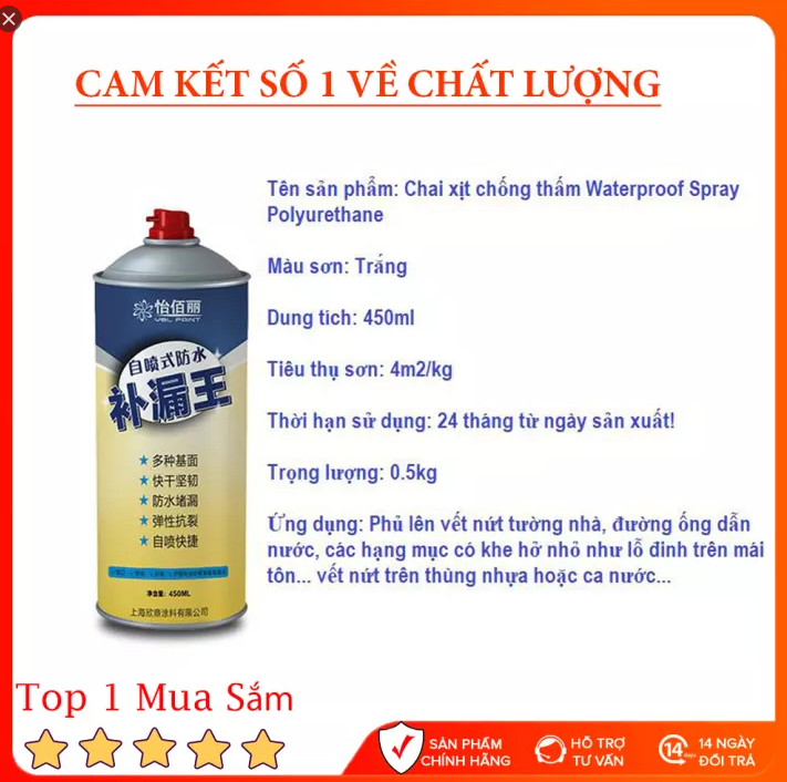 Bình sơn xịt chống thấm đa năng