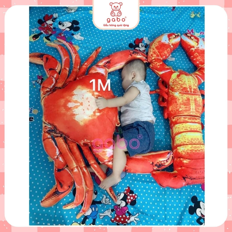 Gối ôm tôm cua ghẹ 3D