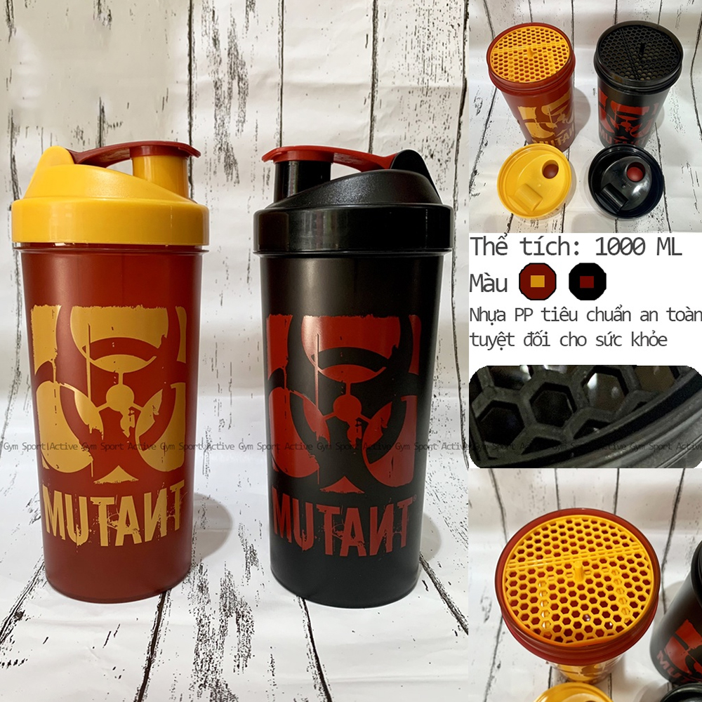 Bình Nước Thể Thao Cực Đẹp MuTant 1 Ngăn 1 Lít