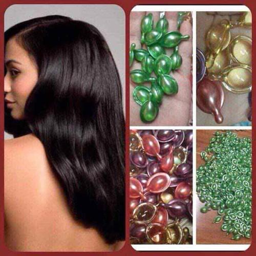 [HCM]10 Viên Serum Dưỡng Tóc Thái Lan mix màu