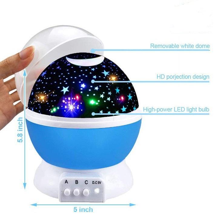Đèn Led Chiếu Sao Xoay Star Master