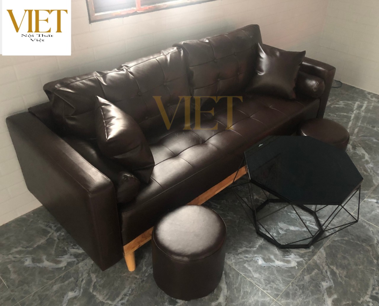SOFA CÓ TAY , SOFA PHÒNG KHÁCH HIỆN ĐẠI ( TẶNG KÈM 4 GỐI )