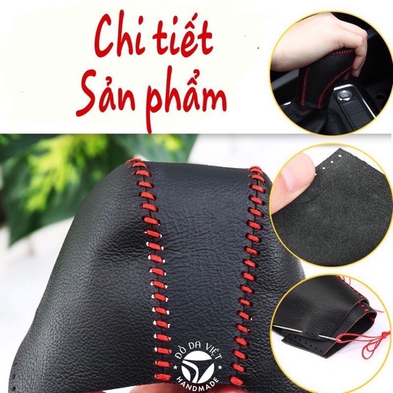 BỌC CẦN SỐ, PHANH TAY MITSU XPANDER AT, DA BÒ THẬT, BẢO HÀNH 2 NĂM