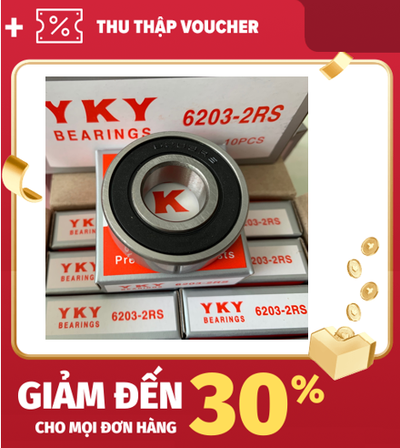Bạc đạn 6203 - 2rs  Vòng bi 6203 - 2rs