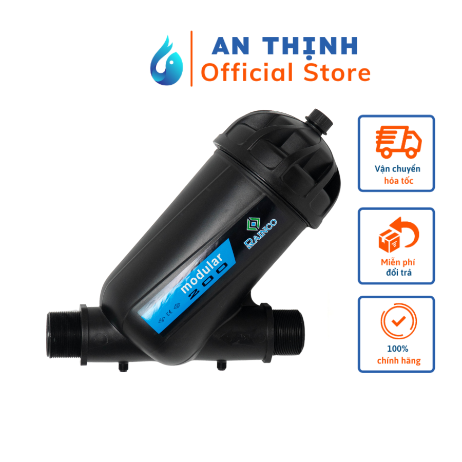 Lọc đĩa chữ Y Rainco phi 60mm (bầu lớn)