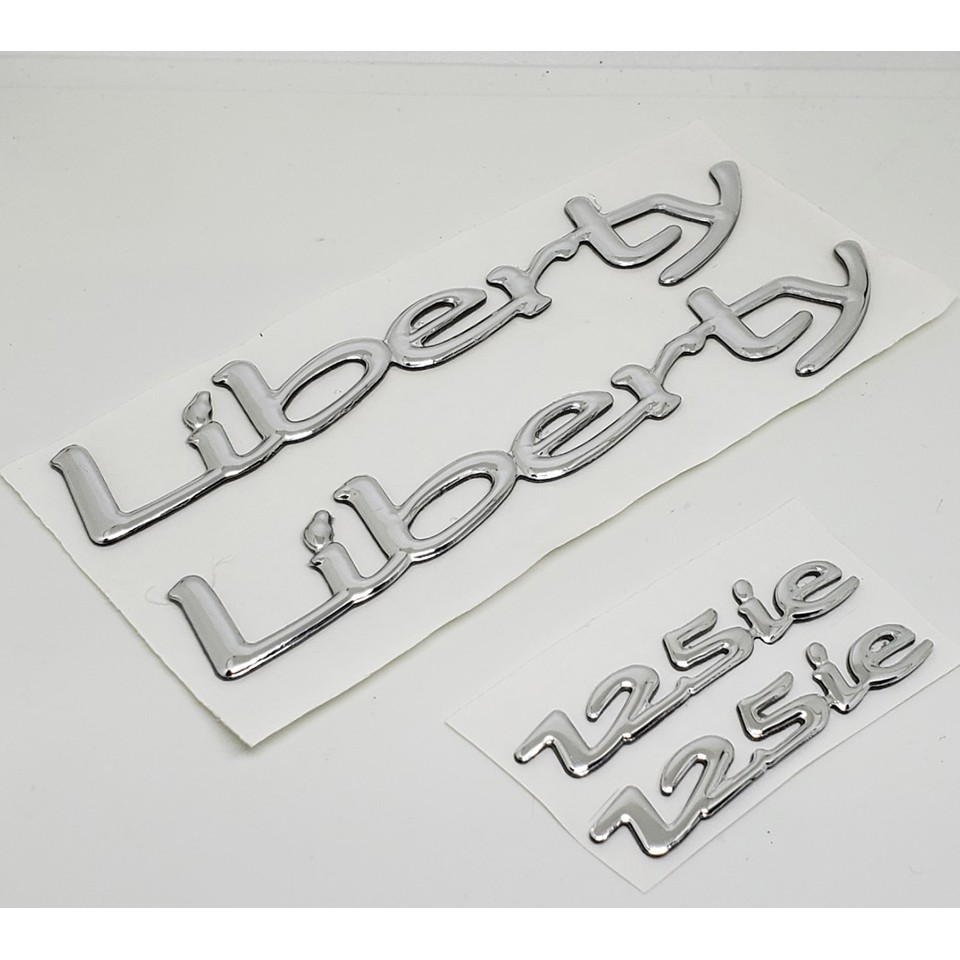 TEM XE VESPA LIBERTY 125ie BẠC , ĐEN