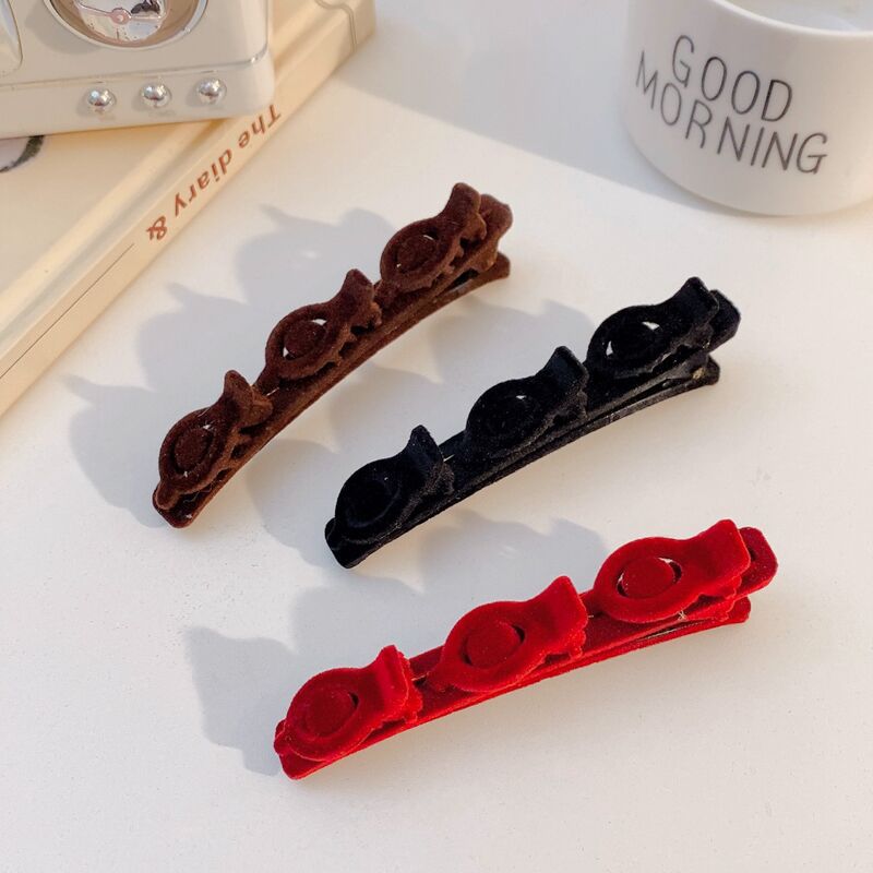 Duck Beak Braided Braids Hair Clips