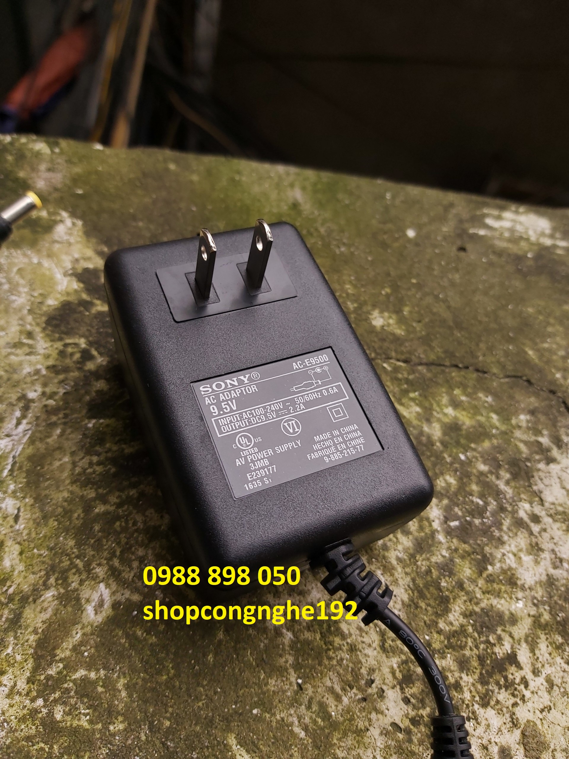 bộ nguồn sony 9.5v 2.2a