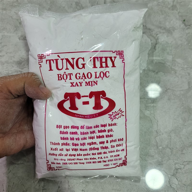 Túi 500gr bột gạo lọc xay mịn cao cấp