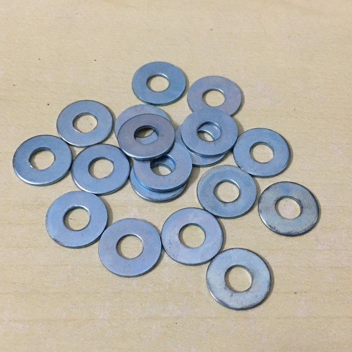 combo 100 cái long đền phẳng (  8ly bảng 19 )  ,(, 6ly bảng 19 ), vòng đệm long đền phẳng