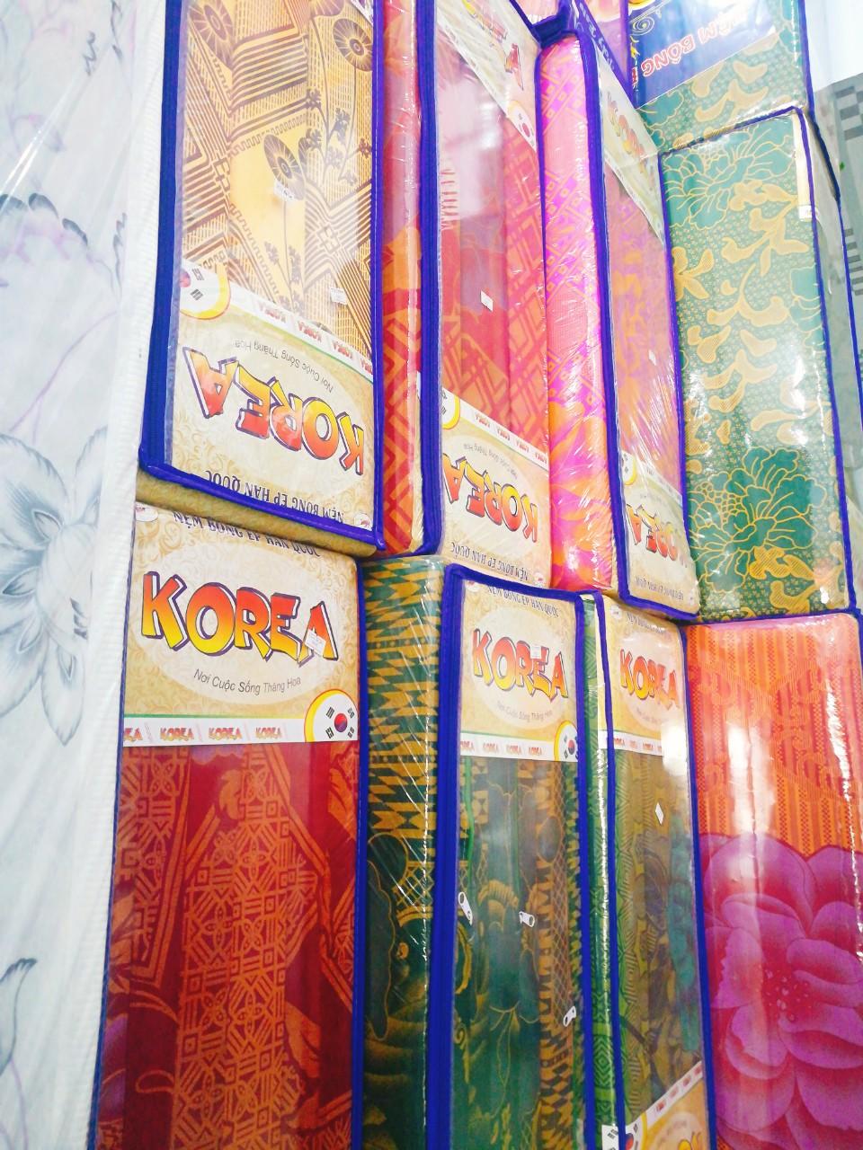 Nệm bông ép gấp 3 1m6 x 2m x 10cm