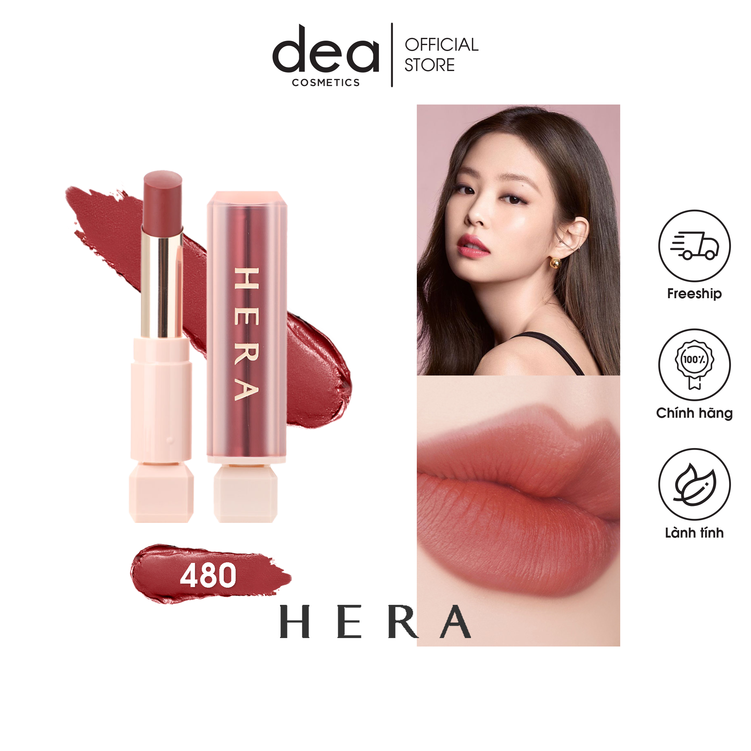 Son lì thỏi HERA Sensual Spicy Nude Volume Matte