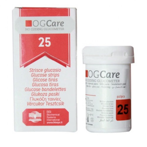 Que thử đường huyết OGCARE (25 que)