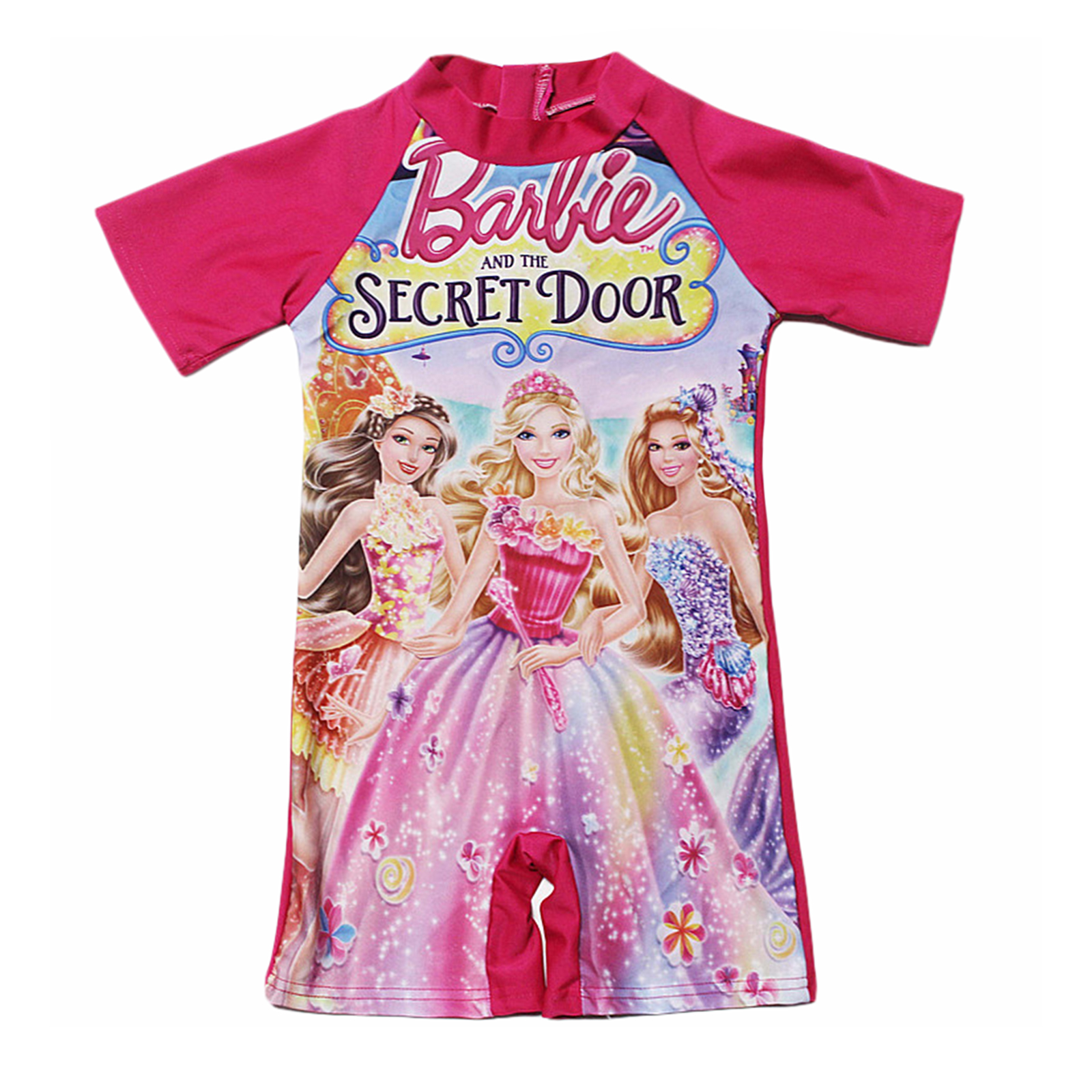 【Ready Stock】JOJOZ Girl Kid Swimsuits Jumpsuit Swimwear Cartoon Short Sleeve Fast Dry Surfing Beachwear for 3-11Y