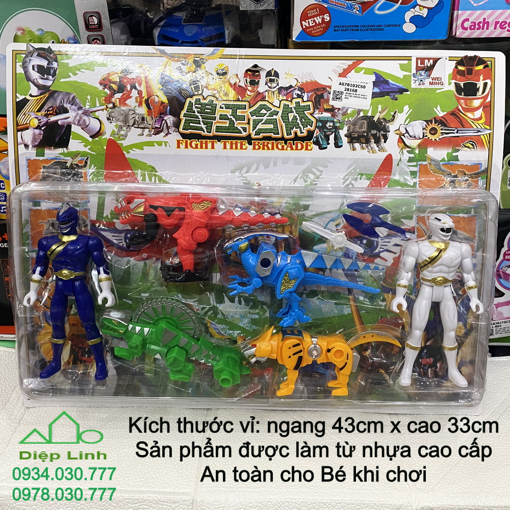 5 Xe Công Trình Biến Hình Robot 5in1-Đồ Chơi Siêu Nhân Biến Hình Change Robot Knight Ultimate
