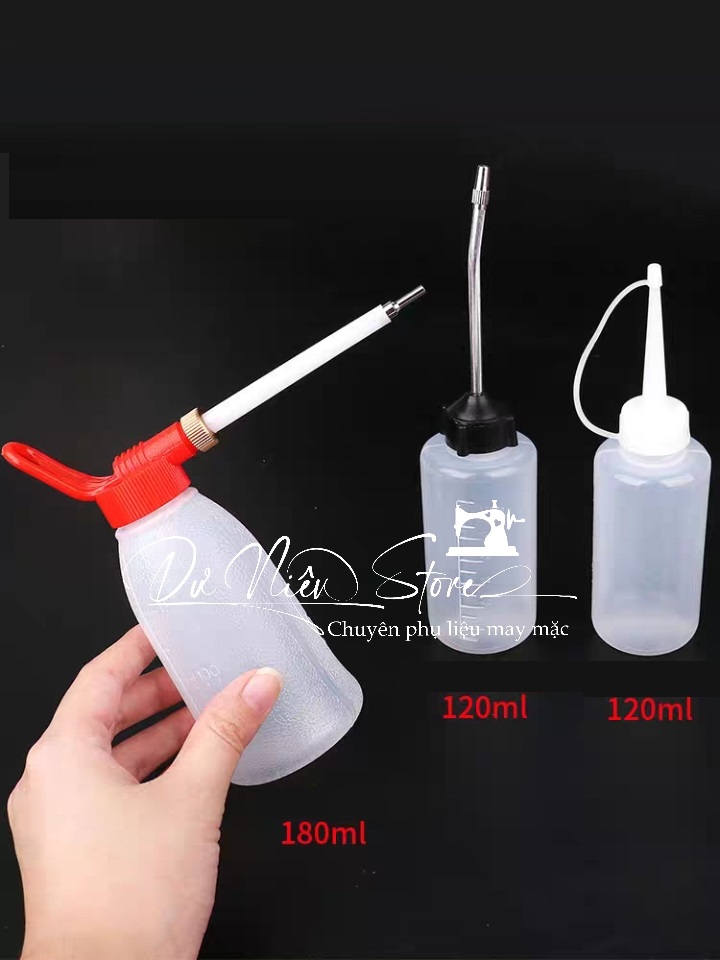 Bình dầu máy may đủ loại giá 1 cái. (KHÔNG KÈM DẦU)