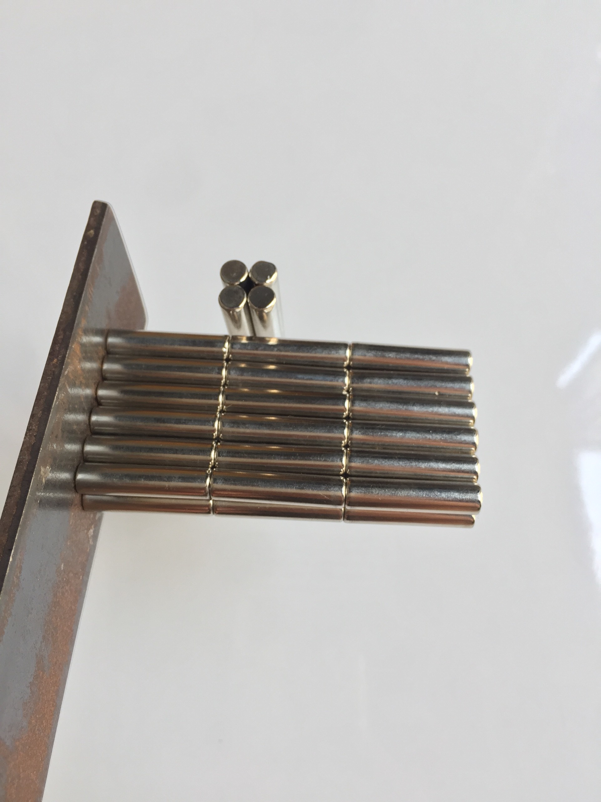 [HCM]Nam Châm Vĩnh Cửu Ø 6x25mm Nam Châm Trắng ( Bộ 10 Viên)