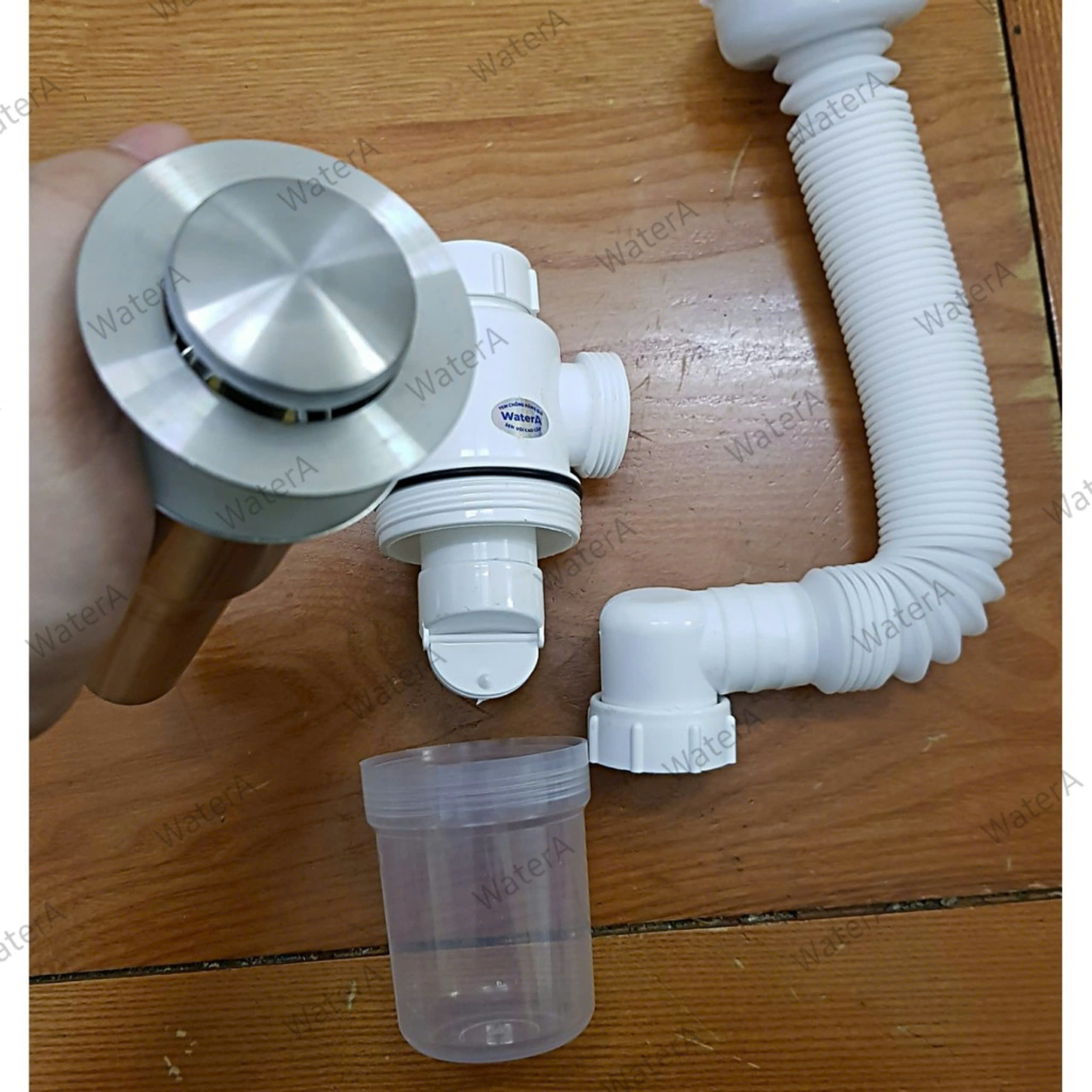 [Chính hãng WaterA ] BỘ XẢ LAVABO NHẤN RUỘT GÀ CAO CẤP (XI PHÔNG CHẬU)