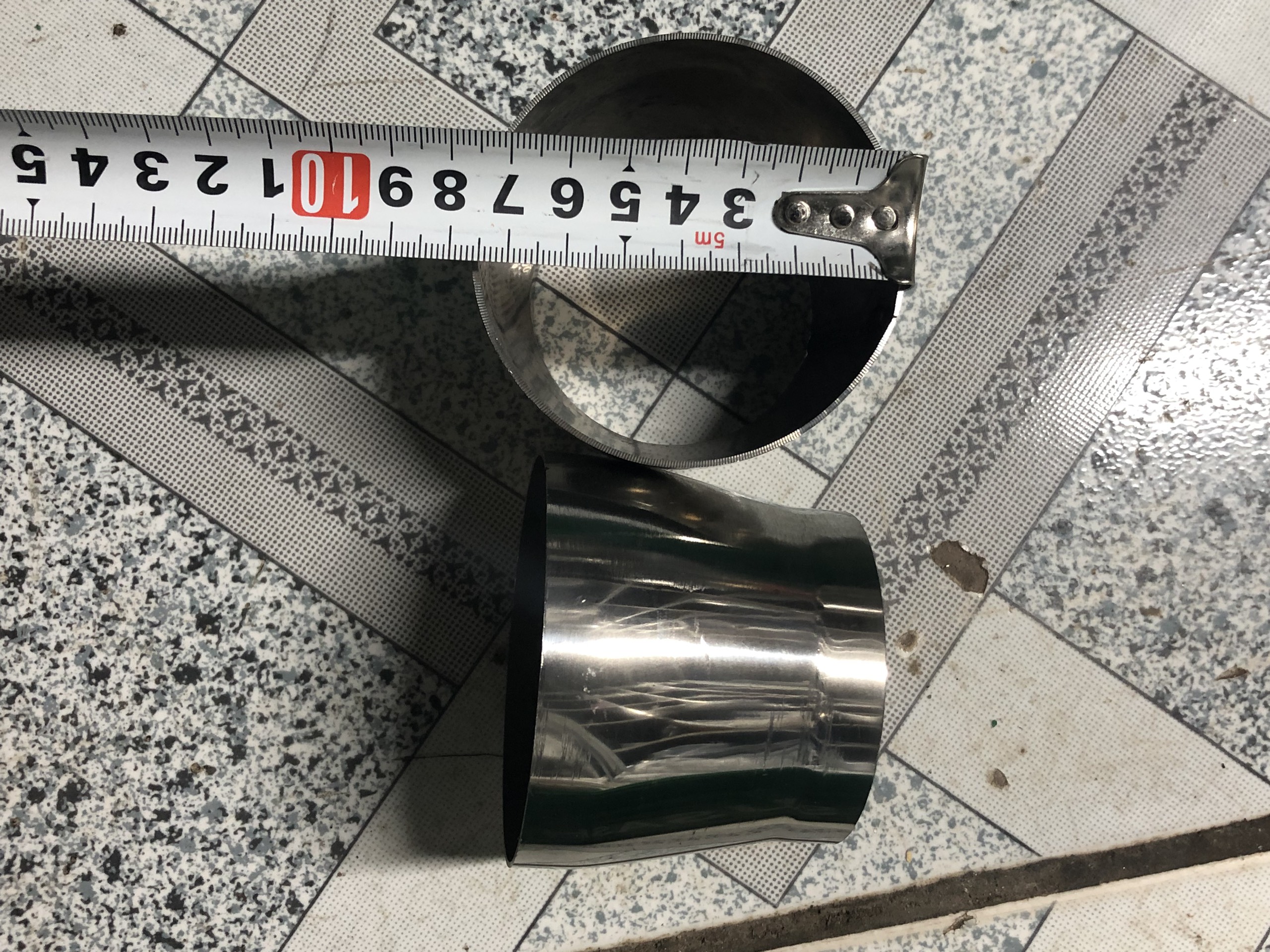Cút thu inox 304 - 76 thu về 63