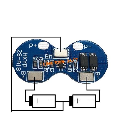MẠCH SẠC VÀ BẢO VỆ PIN 2S 7.4V 5A