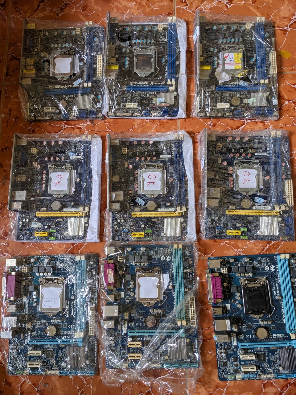 Combo main + ram+ chip+ ổ + nguồn ( đủ 1 bộ máy tính)
